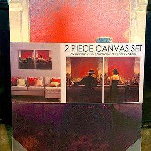 2 piece canvas set